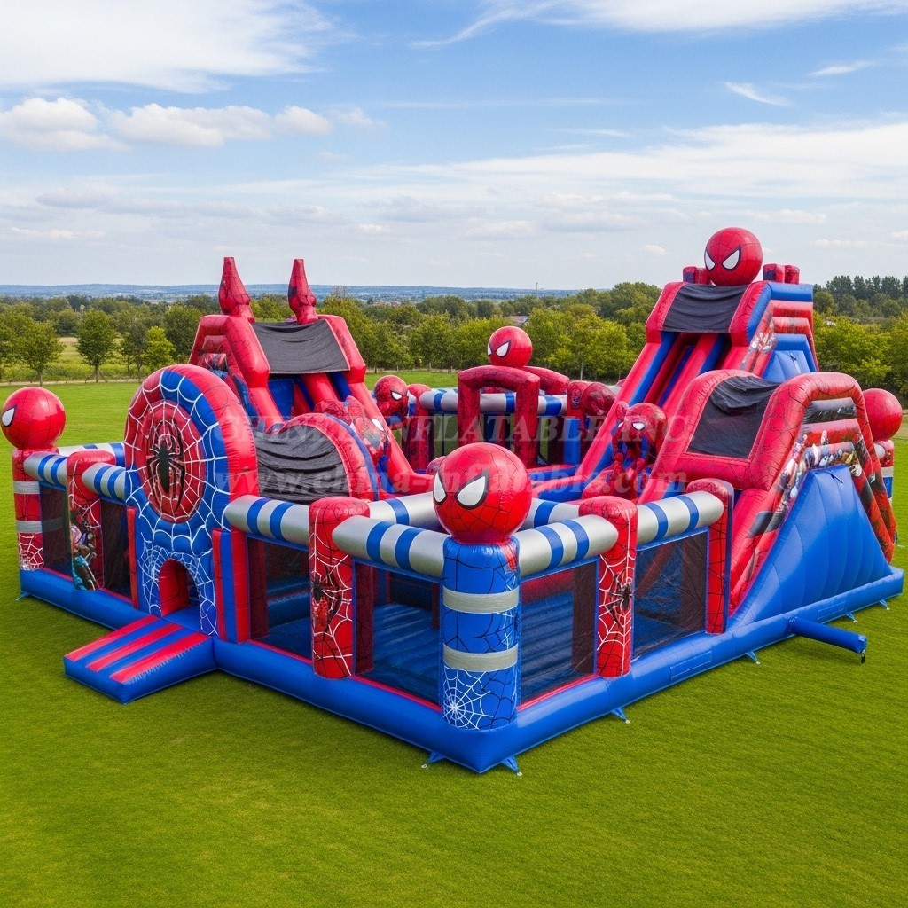 T6-6589 Spider-Man Theme Inflatable Funcity