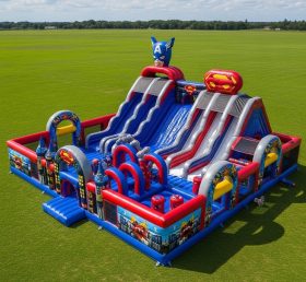 T6-6596 Superhero Theme Inflatable Funcity