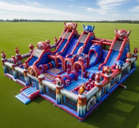 T6-6597 Superhero Theme Inflatable Funcity