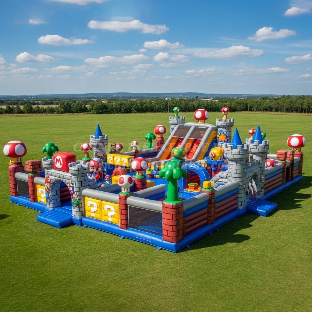 T6-6603 Super Mario Theme Inflatable Funcity