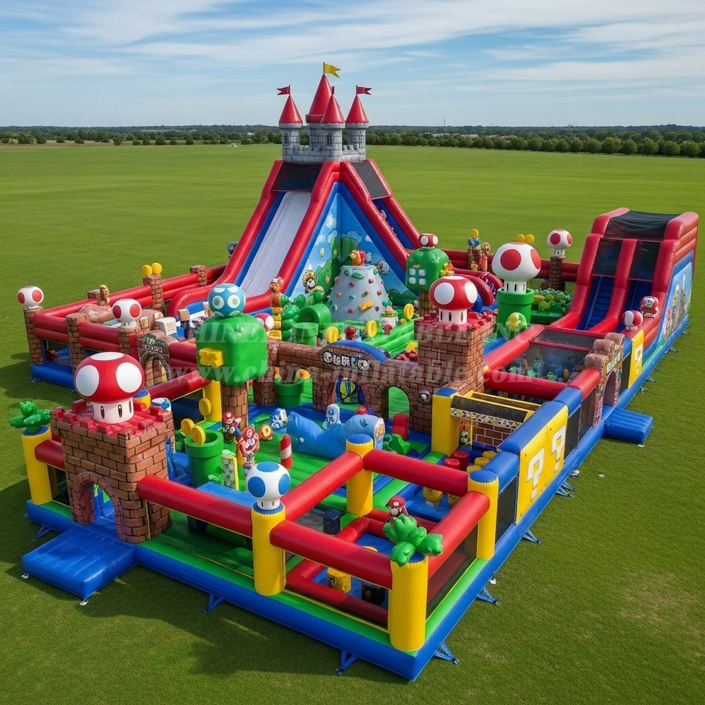 T6-6604 Super Mario Theme Inflatable Funcity