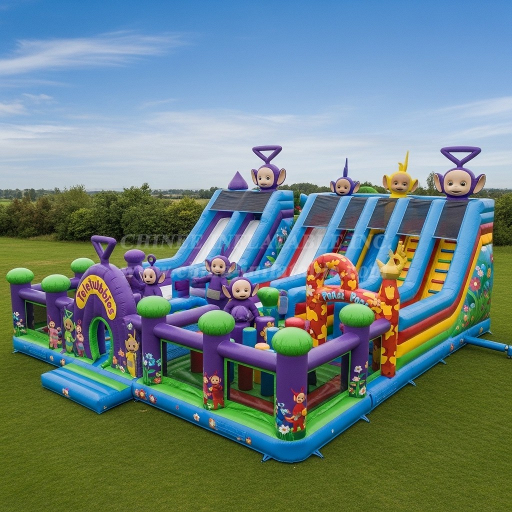 T6-6606 Teletubbies Theme Inflatable Funcity