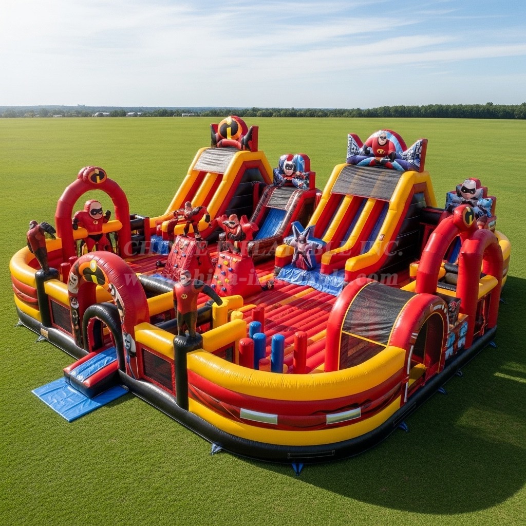 T6-6611 The Incredibles Theme Inflatable Funcity