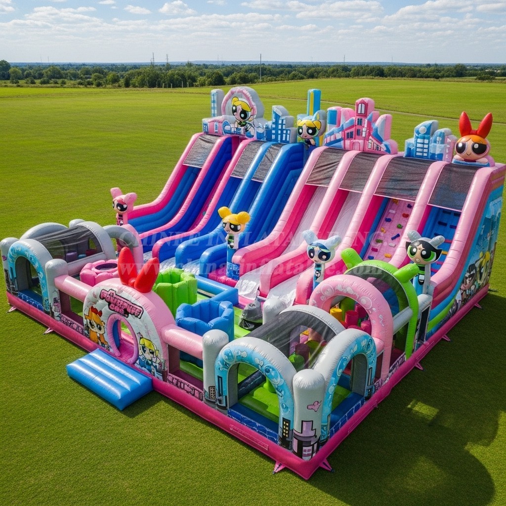 T6-6618 The Powerpuff Girls Theme Inflatable Funcity