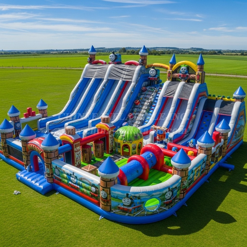 T6-6624 Thomas & Friends Theme Inflatable Funcity