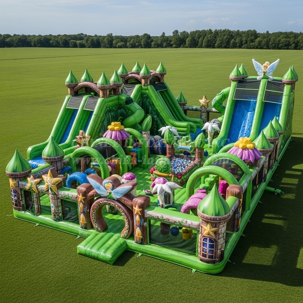 T6-6632 Tinker Bell Theme Inflatable Funcity