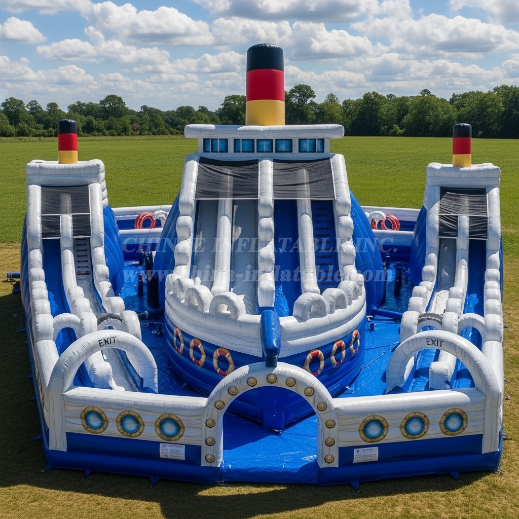 T6-6633 Titanic Theme Inflatable Funcity