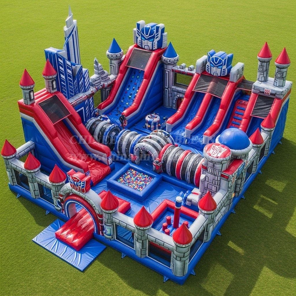 T6-6643 Transformers Theme Inflatable Funcity