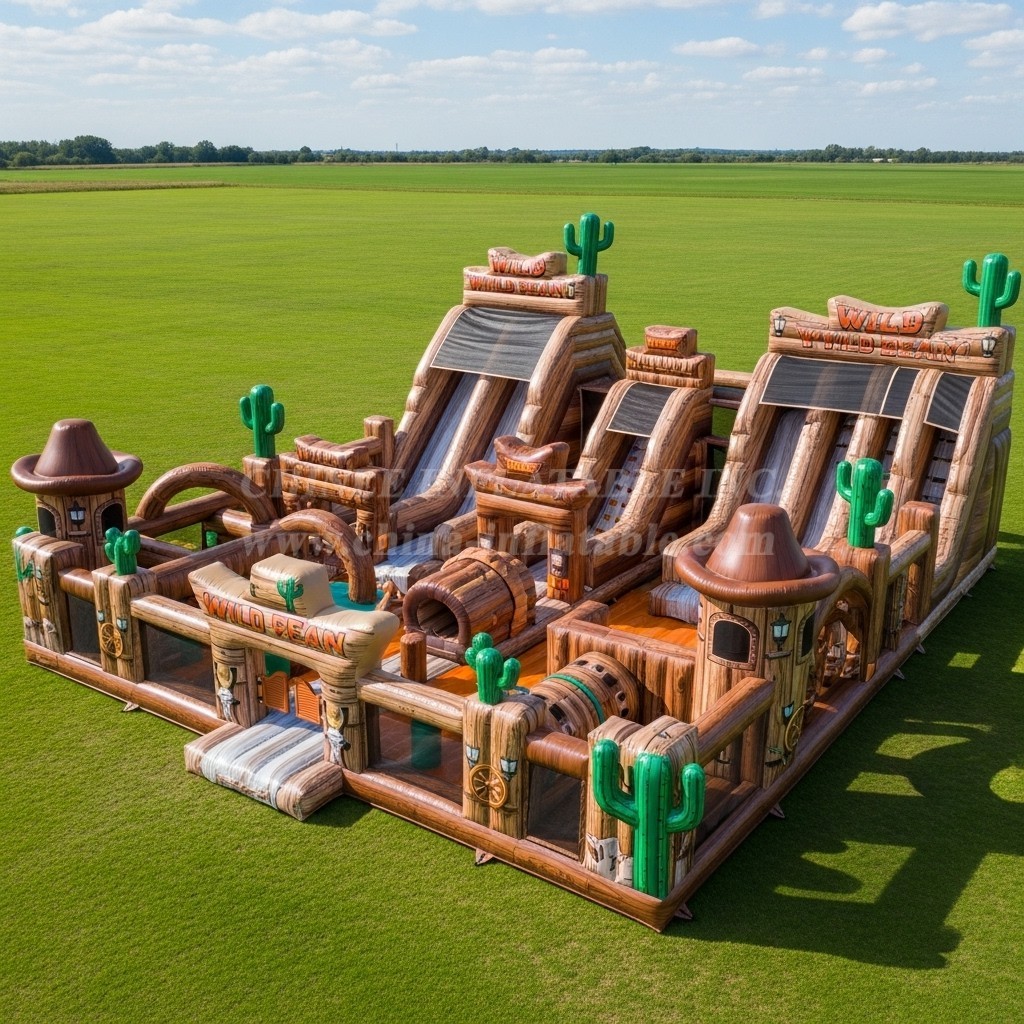 T6-6654 Wild West Theme Inflatable Funcity