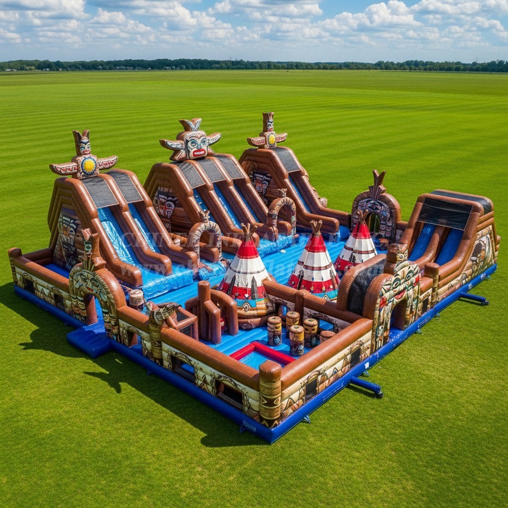 T6-6670 American Indian Theme Inflatable Park