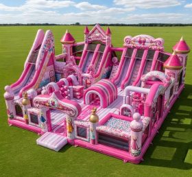 T6-6676 Barbie Theme Inflatable Park
