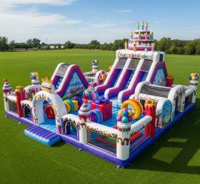 T6-6678 Birthdays Theme Inflatable Park