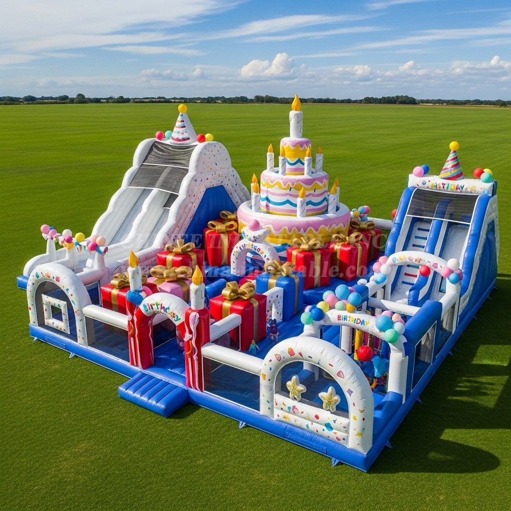T6-6679 Birthdays Theme Inflatable Park