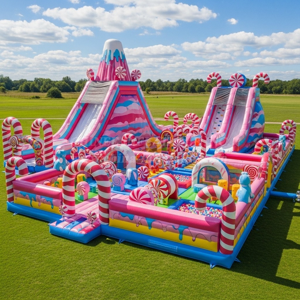 T6-6680 Candy Theme Inflatable Park
