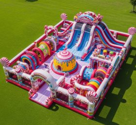 T6-6682 Candy Theme Inflatable Park