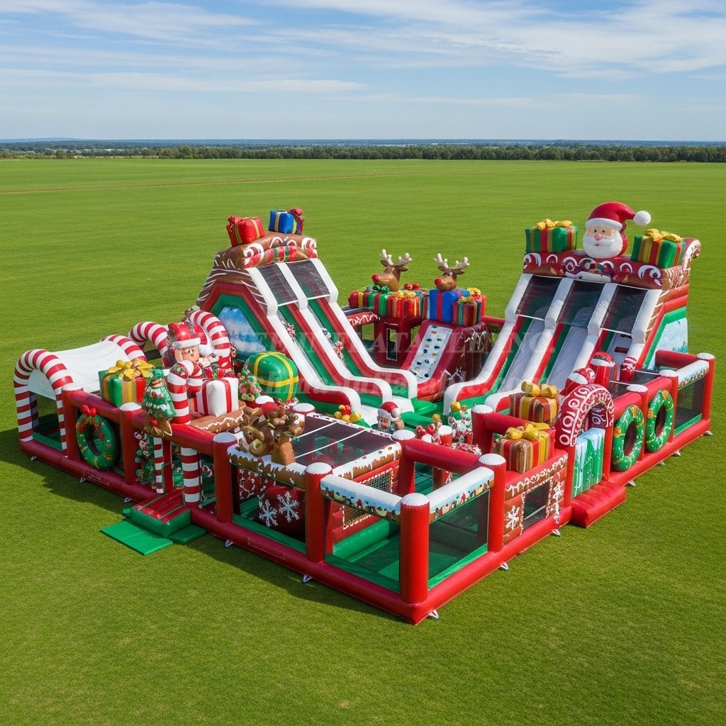 T6-6685 Christmas Theme Inflatable Park