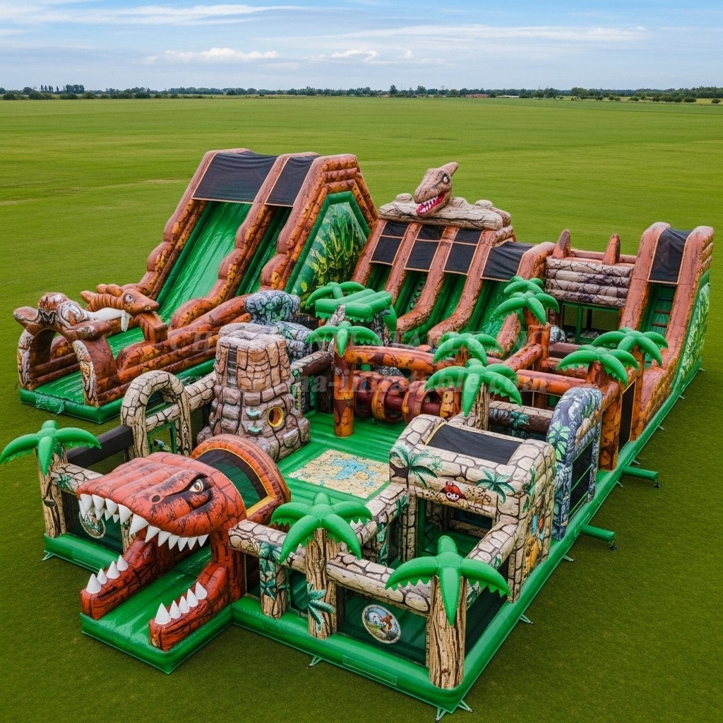 T6-6696 Dinosaur Theme Inflatable Park