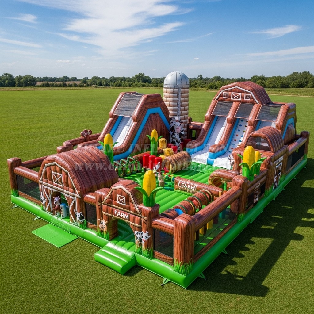 T6-6715 Farm Theme Inflatable Park