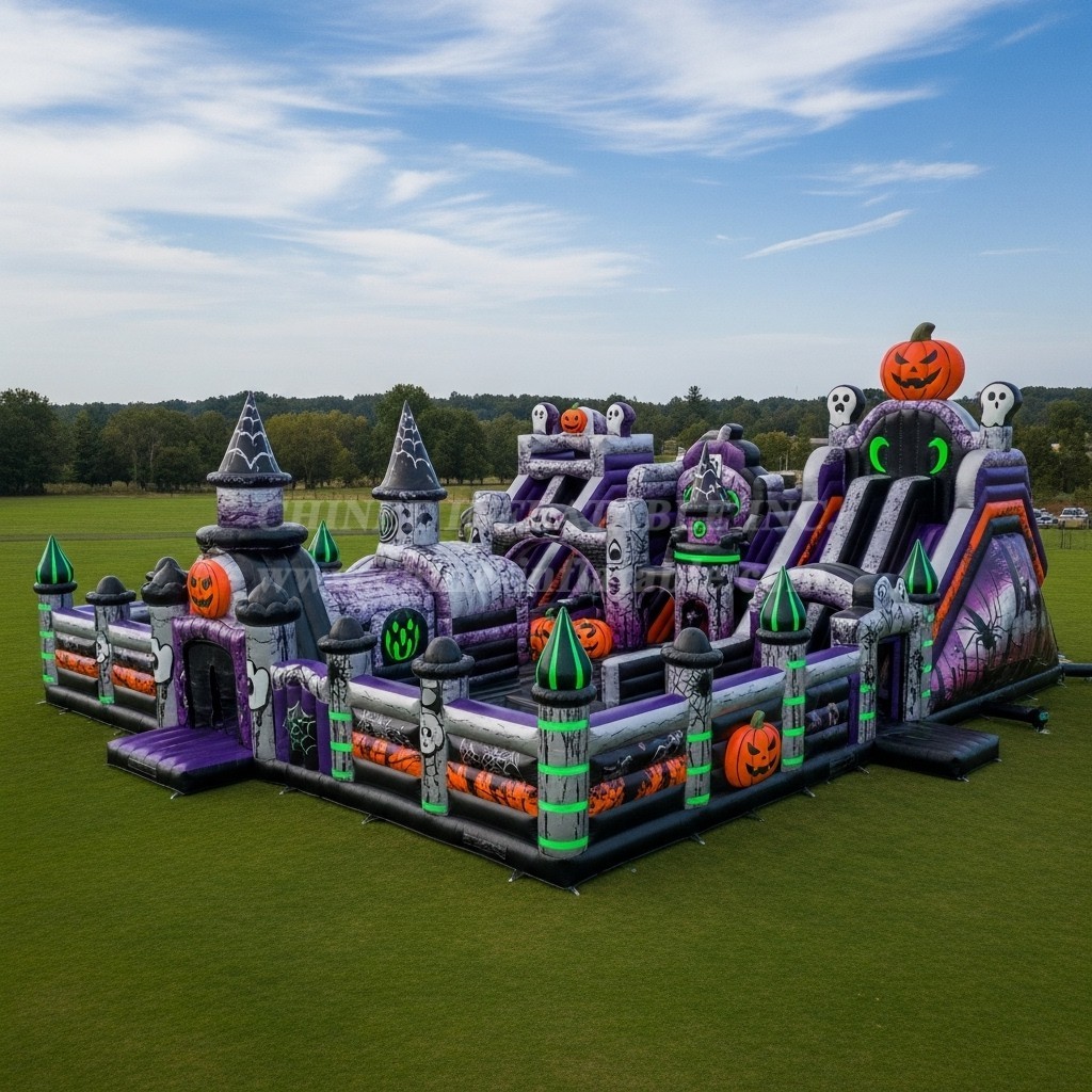 T6-6740 Halloween Theme Inflatable Park