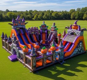 T6-6741 Halloween Theme Inflatable Park