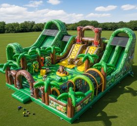 T6-6745 Jungle Theme Inflatable Park