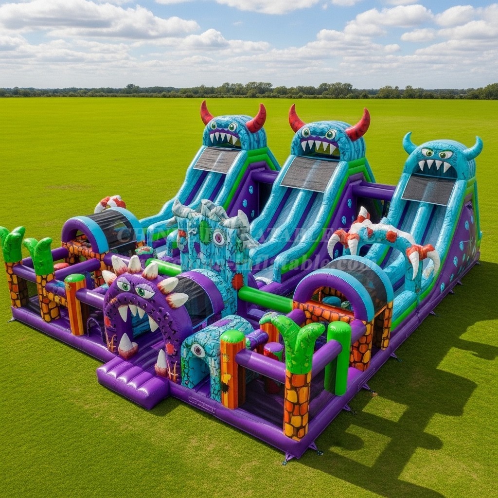 T6-6756 Monster Theme Inflatable Park