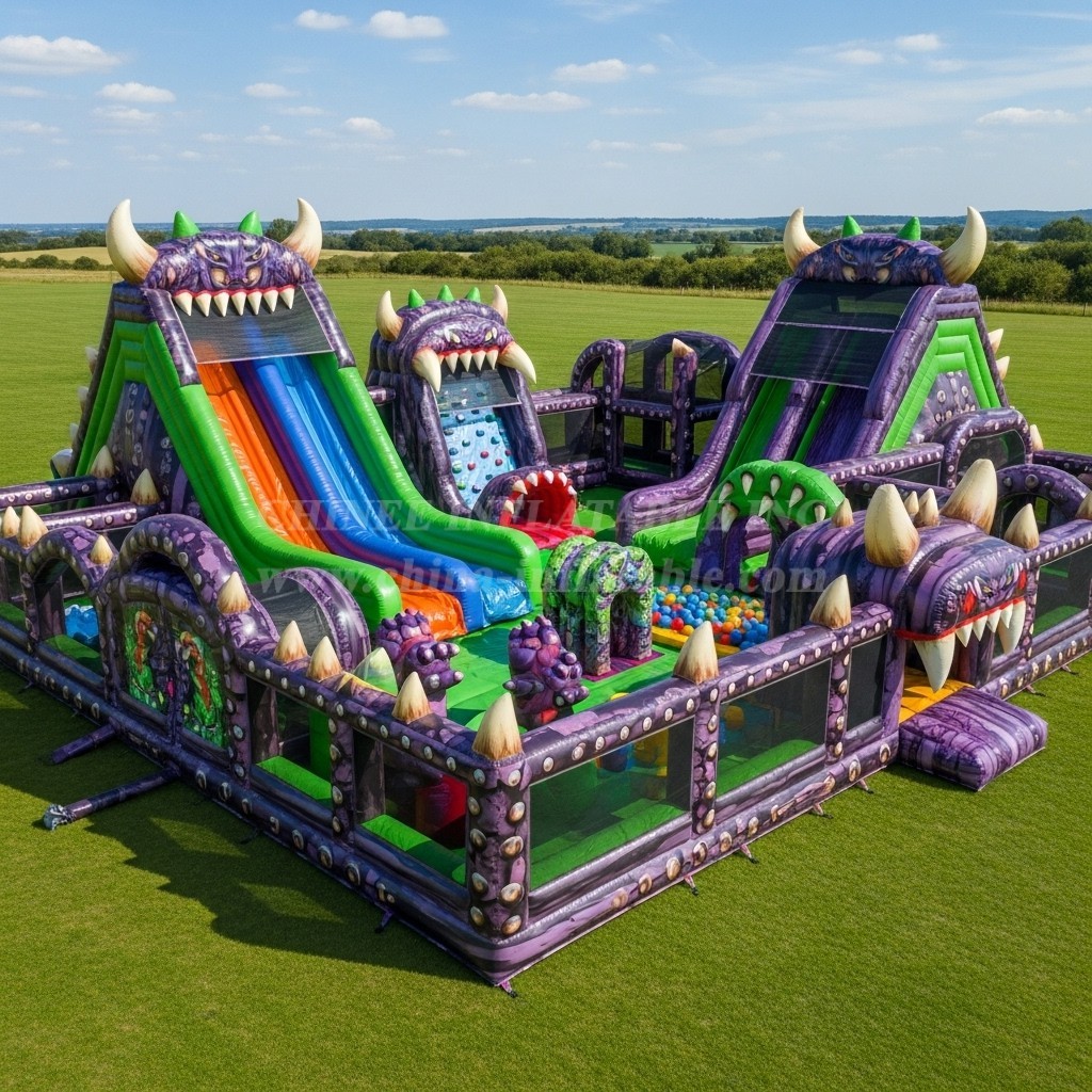 T6-6757 Monster Theme Inflatable Park