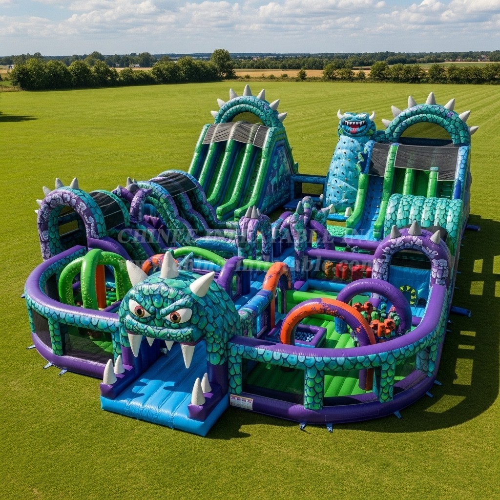 T6-6758 Monster Theme Inflatable Park