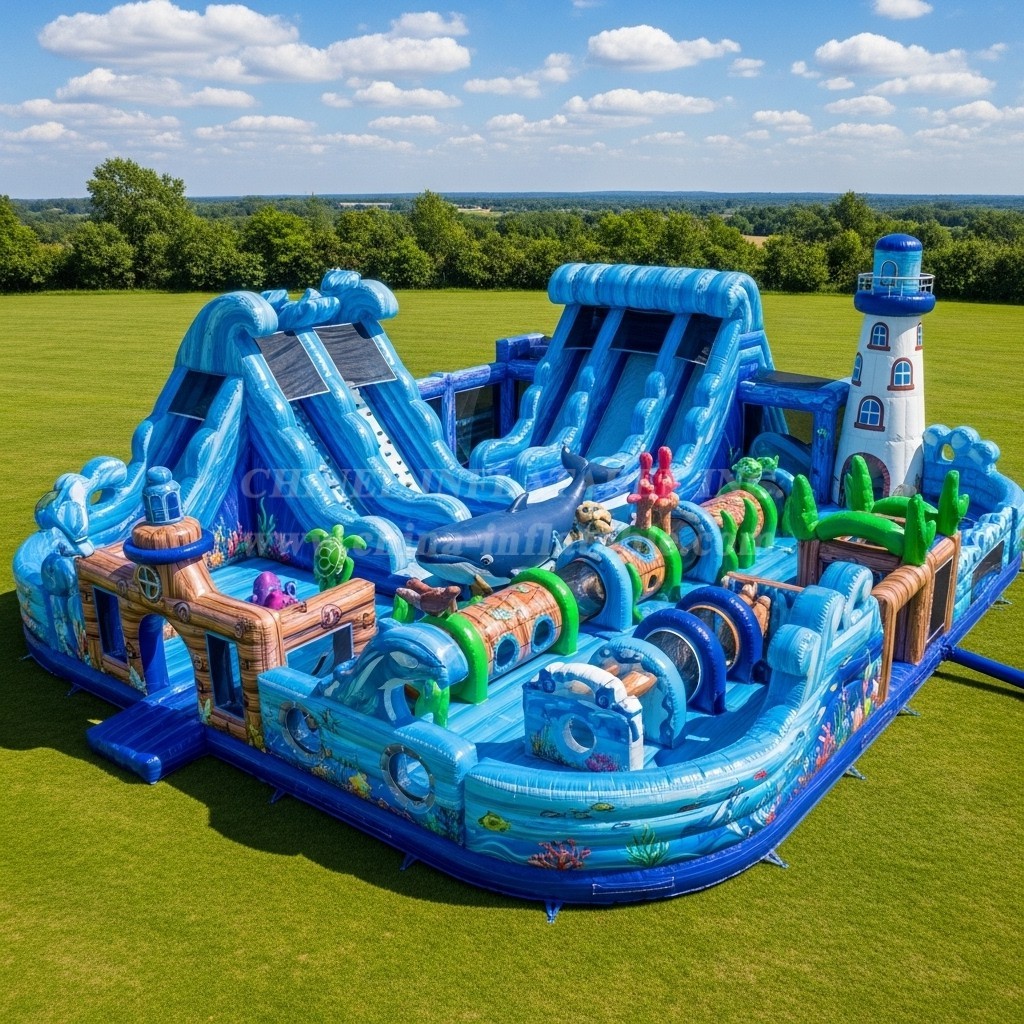 T6-6762 Ocean Theme Inflatable Park