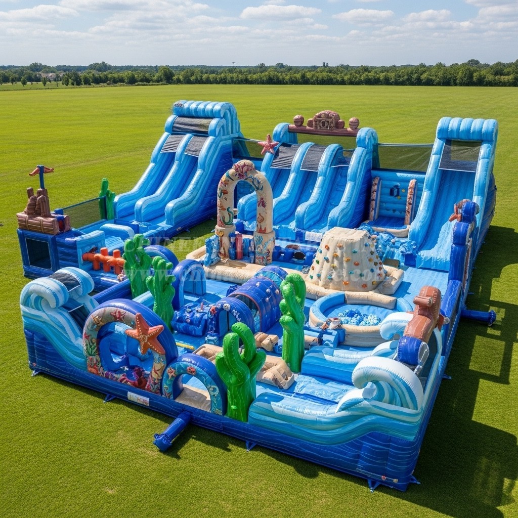T6-6763 Ocean Theme Inflatable Park