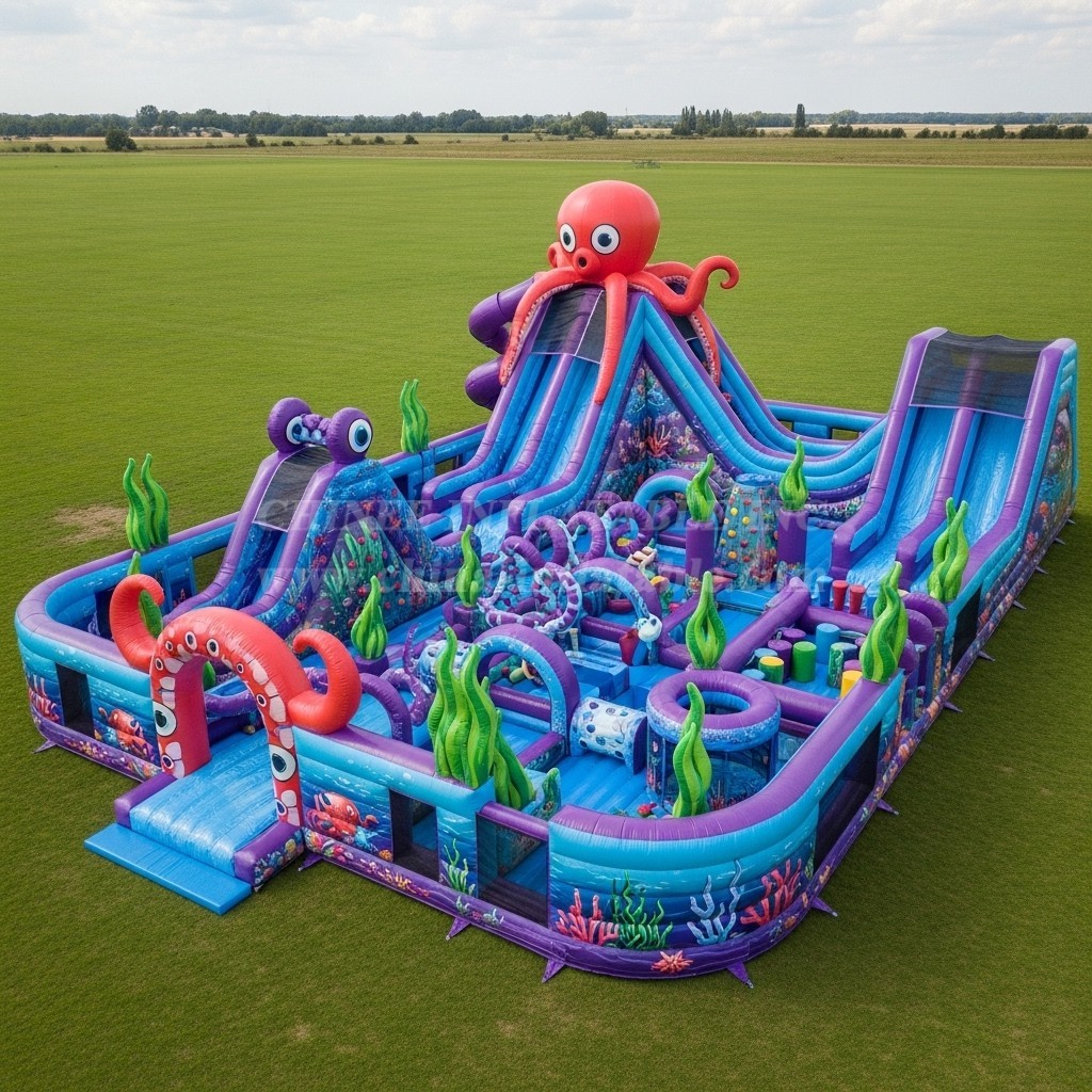T6-6768 Octopus Theme Inflatable Park