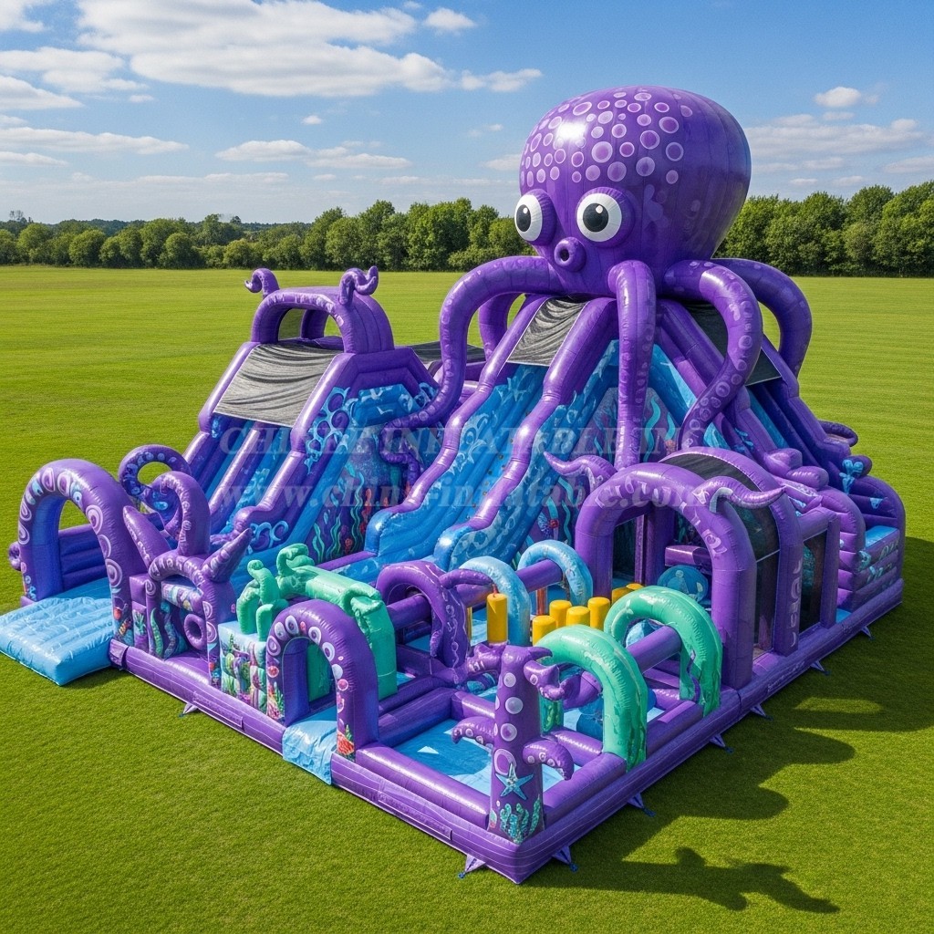 T6-6769 Octopus Theme Inflatable Park