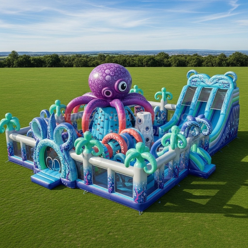 T6-6770 Octopus Theme Inflatable Park