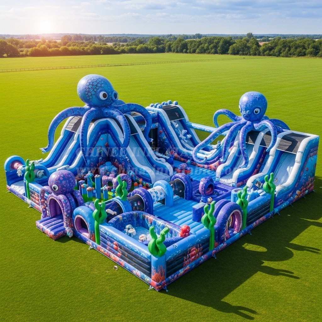 T6-6771 Octopus Theme Inflatable Park