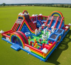 T6-6788 Rainbow Theme Inflatable Park