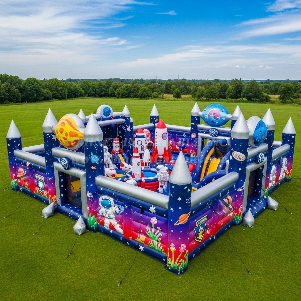 T6-6805 Space Theme Inflatable Park