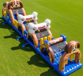 T7-3770 Dog Theme Inflatable Obstacle Course