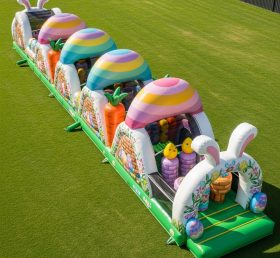 T7-3791 Easter Theme Inflatable Obstacle Course