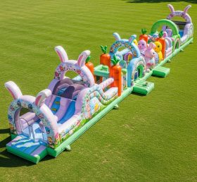 T7-3792 Easter Theme Inflatable Obstacle Course