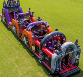T7-3844 Halloween Theme Inflatable Obstacle Course