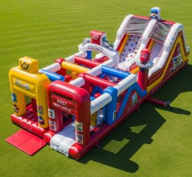 T7-3974 Post Office Theme Inflatable Obstacle Course