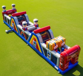 T7-3976 Post Office Theme Inflatable Obstacle Course