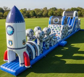 T7-4009 Space Theme Inflatable Obstacle Course