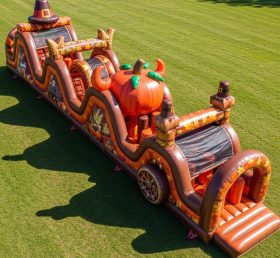 T7-4016 Thanksgiving Theme Inflatable Obstacle Course