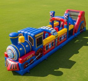 T7-4034 Train Theme Inflatable Obstacle Course