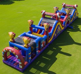 T7-4076 World Cup Theme Inflatable Obstacle Course
