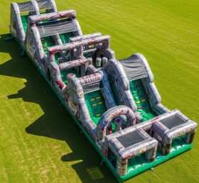 T7-4083 Zombie Theme Inflatable Obstacle Course