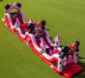 T7-4241 Mickey & Minnie Theme Inflatable Obstacle Course