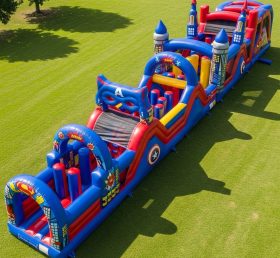 T7-4375 Superhero Theme Inflatable Obstacle Course