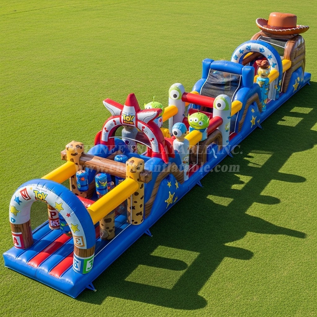 T7-4448 Toy Story Theme Inflatable Obstacle Course